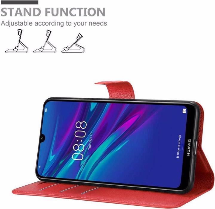 Produktbild Cadorabo Book mit Standfunktion Cover (Huawei Y6 (2019))