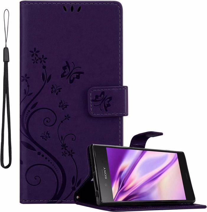 Floral dark purple
