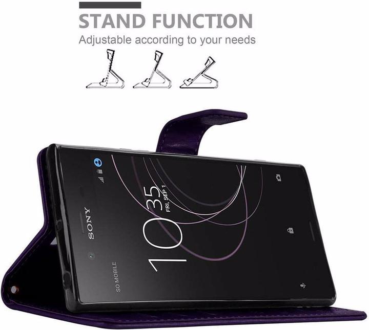 Image du produit Cadorabo Couverture du livre de fleurs (Sony Xperia XZ1)