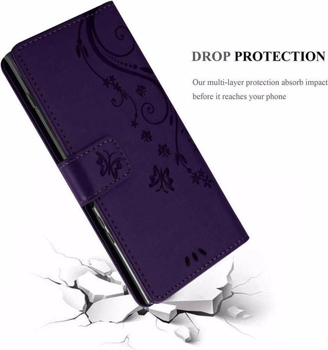 Image du produit Cadorabo Couverture du livre de fleurs (Sony Xperia XZ1)