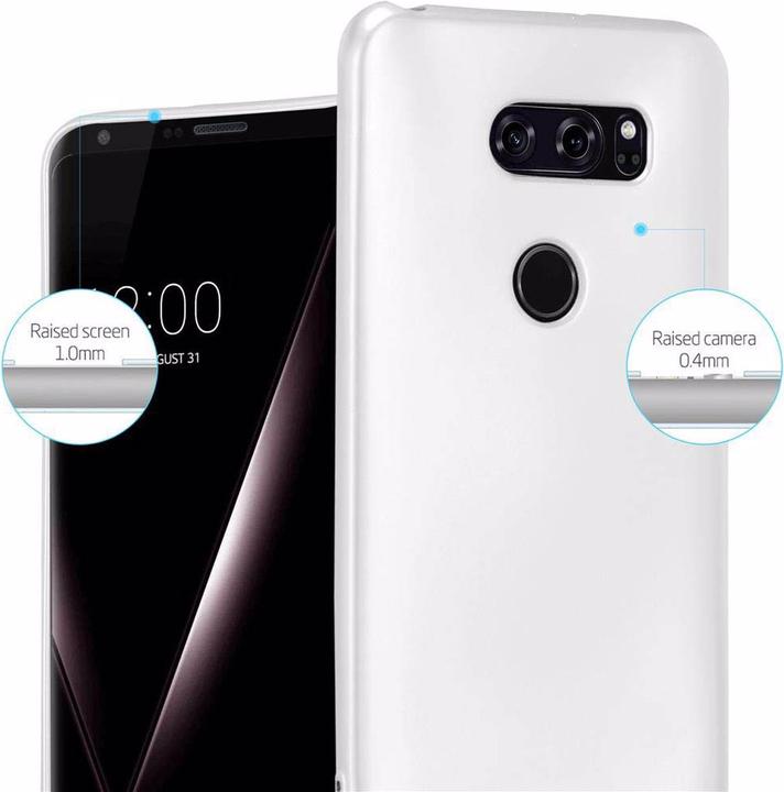 Actual product image Cadorabo TPU Matt Metallic Cover (LG V30, LG V30+, LG V30S+)