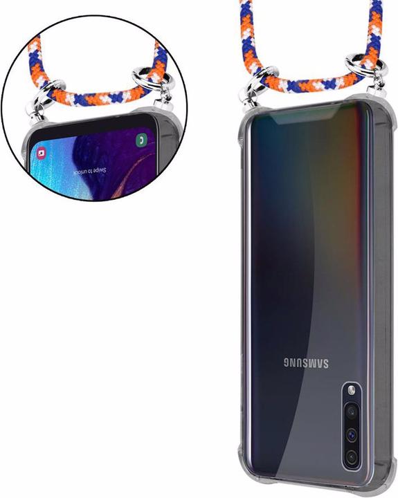 Produktbild Cadorabo TPU Handy Kette SILBER Cover