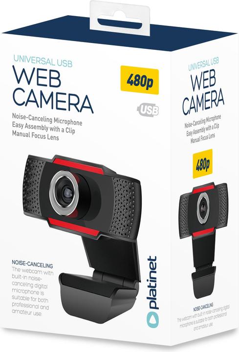 Actual product image Platinet PCWC480 webcam (0.30 Mpx)