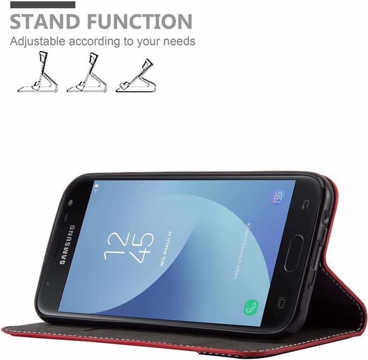 Actual product image Cadorabo Book X Wallet Cover (Samsung Galaxy J3 (2017))