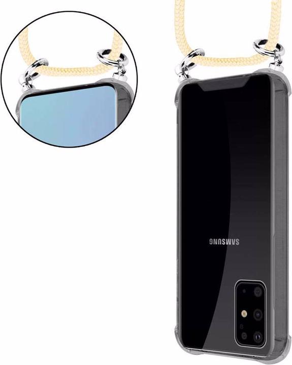 Produktbild Cadorabo TPU Handy Kette SILBER Cover