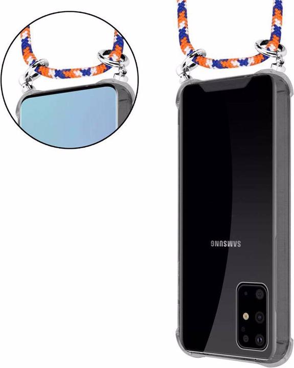Produktbild Cadorabo TPU Handy Kette SILBER Cover