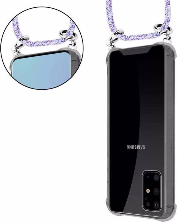 Produktbild Cadorabo TPU Handy Kette SILBER Cover