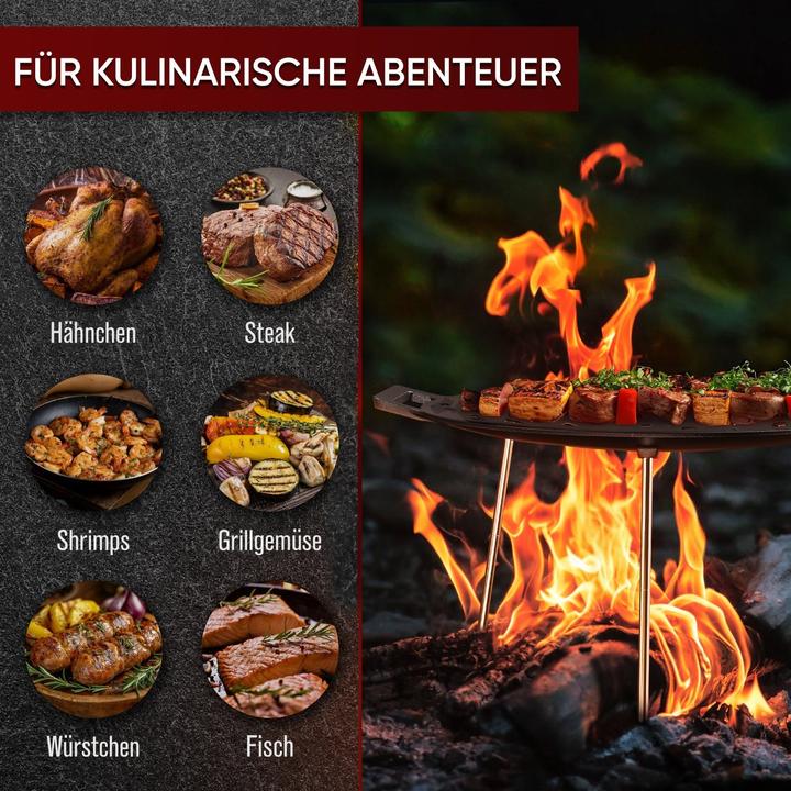 Produktbild Gusskönig Gusseisen Feuerplatte (45cm)