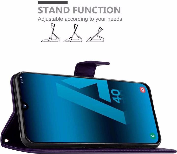 Actual product image Cadorabo Flower Book Cover (Samsung Galaxy A40)