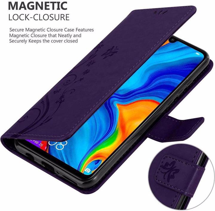 Actual product image Cadorabo Flower Book Cover (Huawei P30 Lite)