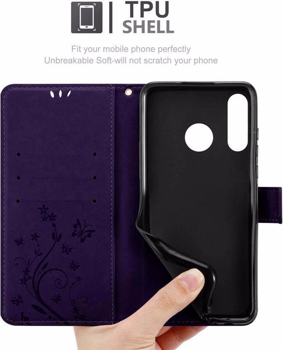 Actual product image Cadorabo Flower Book Cover (Huawei P30 Lite)
