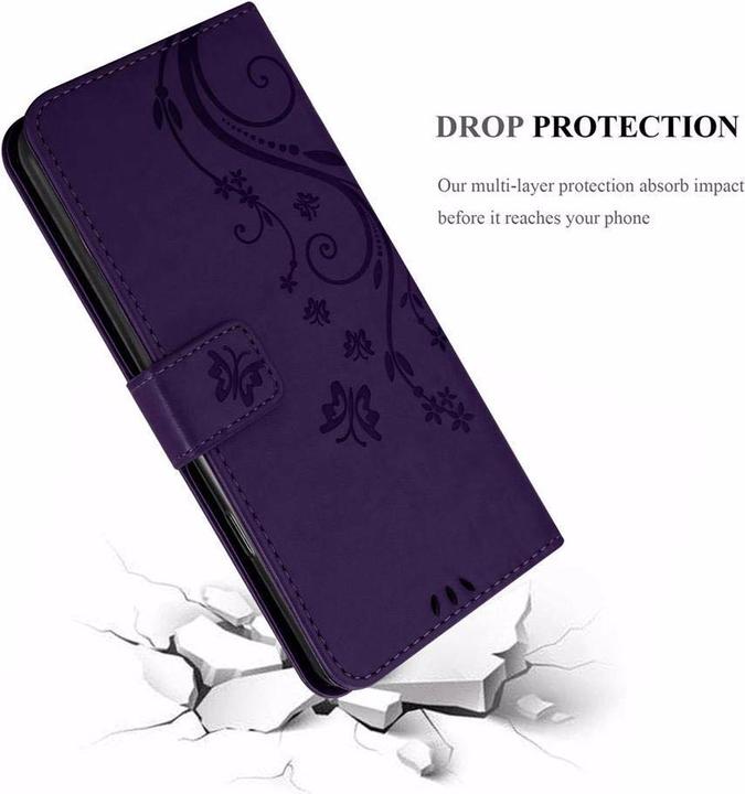 Actual product image Cadorabo Flower Book Cover (Huawei P30 Lite)
