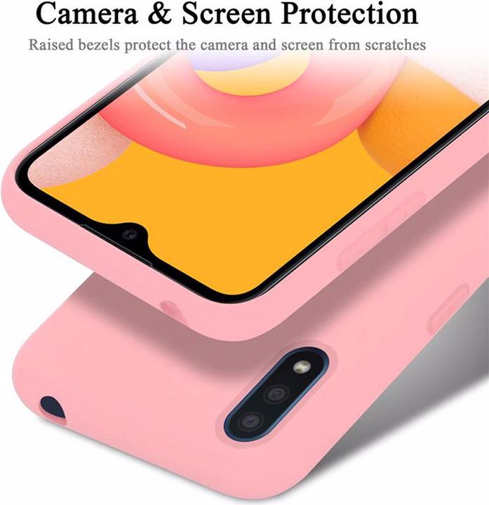 Immagine prodotto Cadorabo Copertura della cassa del silicone liquido TPU (Samsung Galaxy A01)