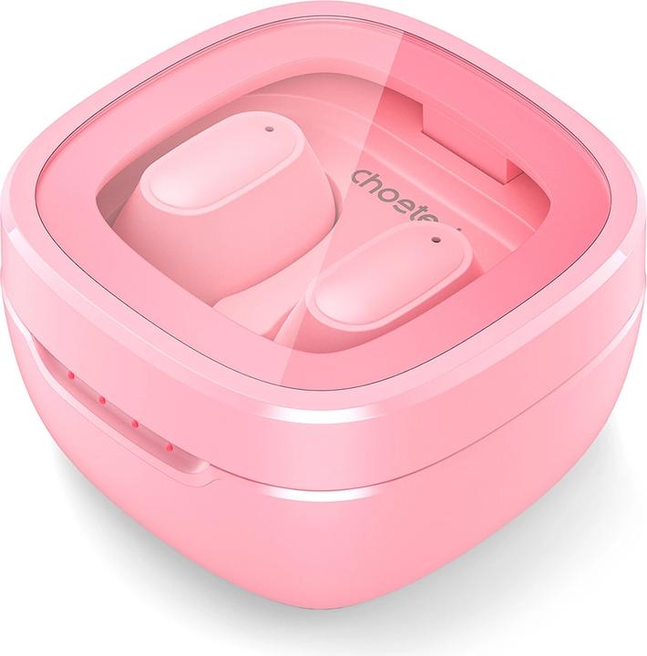 Produktbild Choetech MEMS wireless TWS Bluetooth 5.3 headphones - pink (17 h, Kabellos)