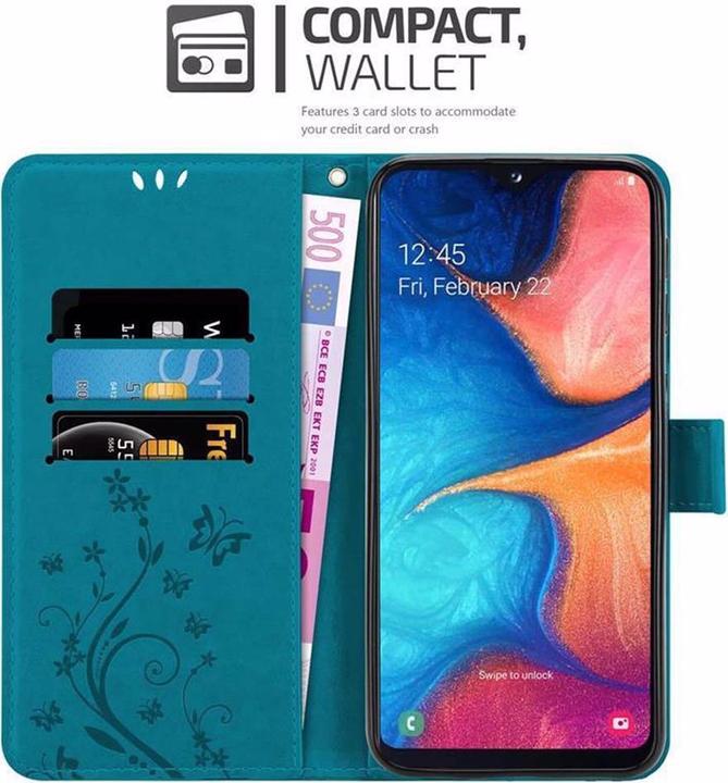 Actual product image Cadorabo Flower Book Cover (Samsung Galaxy A10e)