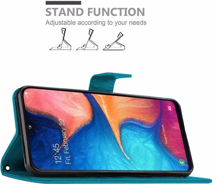 Actual product image Cadorabo Flower Book Cover (Samsung Galaxy A10e)