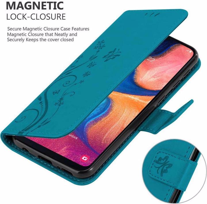 Actual product image Cadorabo Flower Book Cover (Samsung Galaxy A10e)