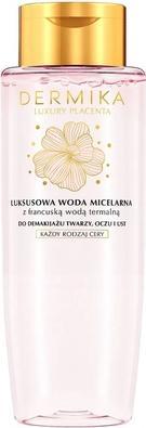 Produktbild Dermika Luxury Placenta Luxury Micellar Water For Face Make-Up Removal. Eyes And Lips French Thermal (Make-Up Entferner, 400 ml)