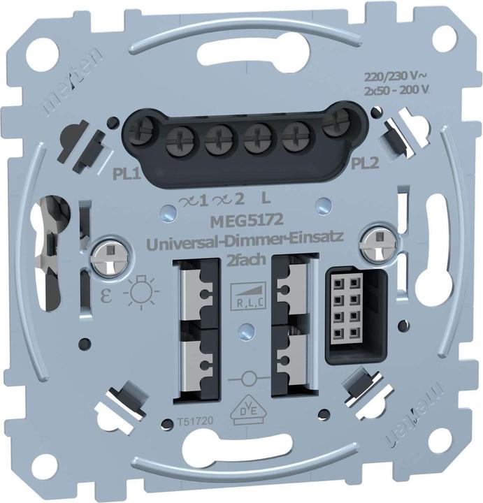 Actual product image Merten Universal dimmer insert