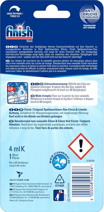 Actual product image Finish Citro-Fresh (Liquid, 60 x)