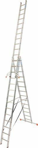 Actual product image Krause Multi-purpose ladder MONTO Tribilo aluminium 3x 14 rungs, H: 412.0 cm (Multi-purpose ladder, 412 cm)
