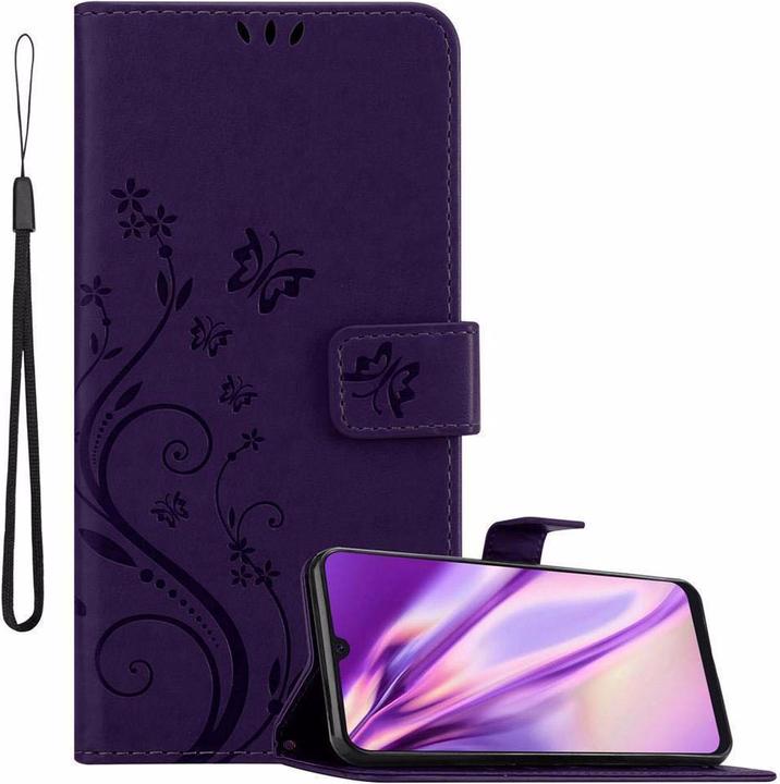 Floral dark purple