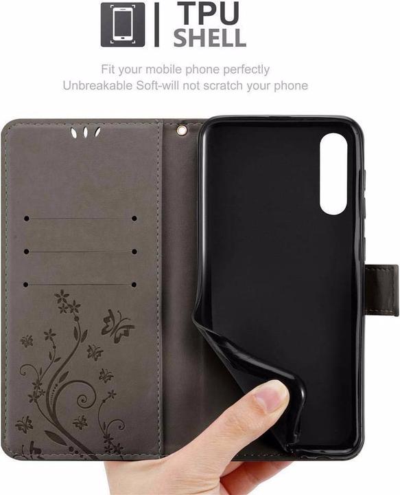 Actual product image Cadorabo Flower Book Cover (Samsung Galaxy A30s, Samsung Galaxy A50s)