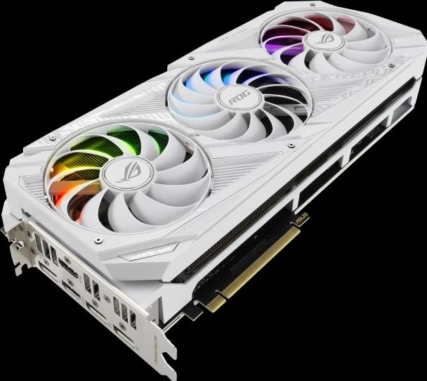 Produktbild ASUS GeForce ROG STRIX RTX 3070 O8G WHITE (8 GB)