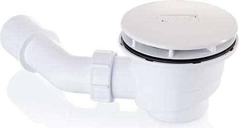 Hüppe Purano drain set, with drain cap, round, for Purano shower tray (Drainage set)