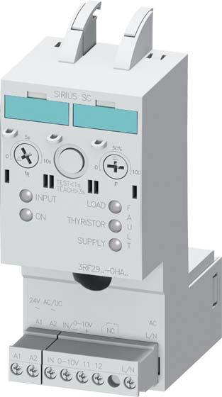 Image du produit Siemens Régulateur de puissance 3RF29 3RF2950-0HA16 Courant de charge 50 A Tension de commutation 400