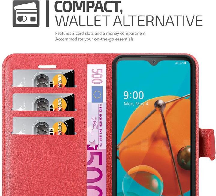 Productafbeelding Cadorabo Boek met kaft met standfunctie (LG KQ51)