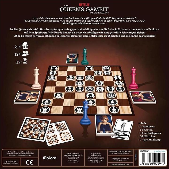 Image du produit Asmodée Queen's Gambit Le jeu de plateau (Allemand)