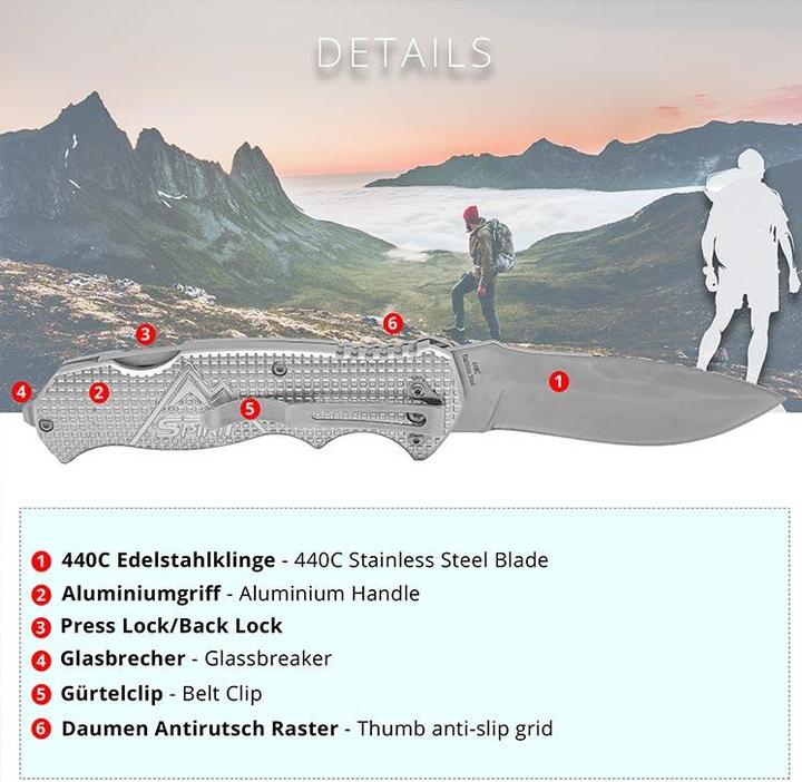 Produktbild Outdoor Spirit Klappmesser (8.60 cm)