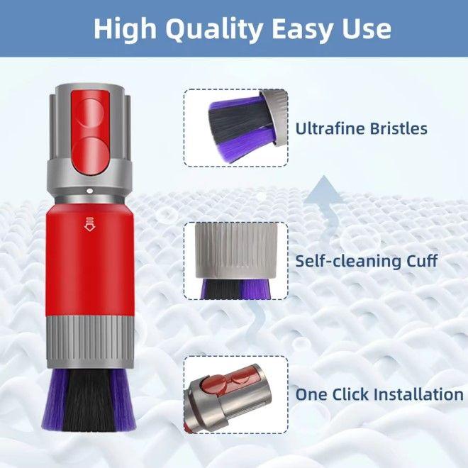 Actual product image MU Classic Scratch-free dusting brush for Dyson V10, V11, V12, V15, Gen5detect Absolute