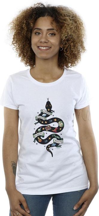 Actual product image Womens/Ladies Slytherin Sketch Cotton T-Shirt (L)