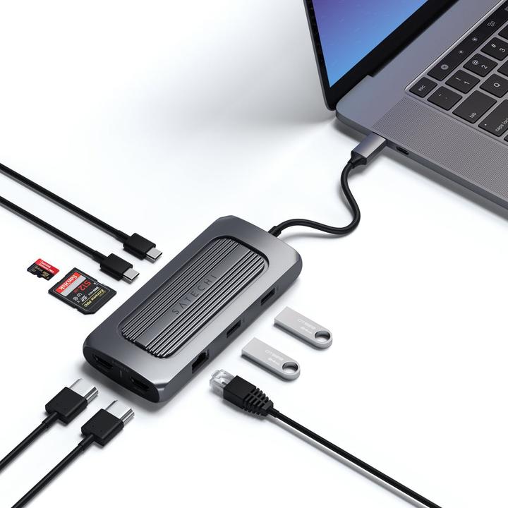 Produktbild Satechi St-Ucmxam (USB-C, 10 Ports)