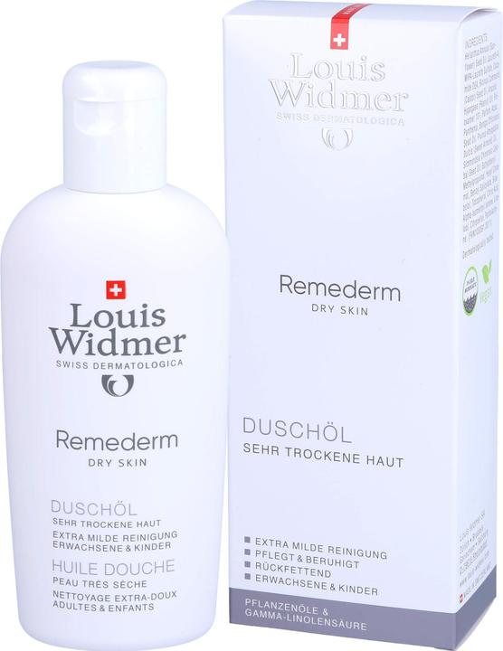 Actual product image Louis Widmer Widmer Remederm Shower Oil Lp, 200 ml OEL (200 ml)
