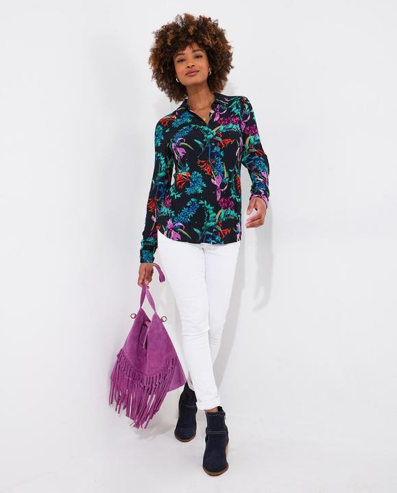 Produktbild Joe Browns Floral Sequinned Crinkle Blouse (36)