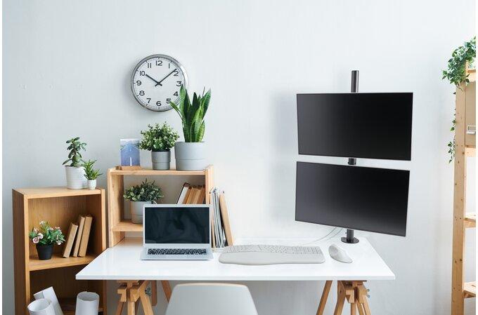 Produktbild Kensington Vertical Stacking Dual Arm (Tisch, 32")