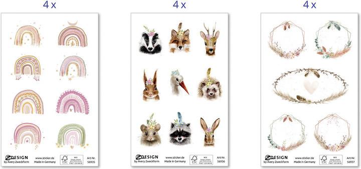 Actual product image Avery Assortment stickers