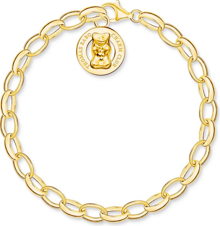 Image du produit Thomas Sabo Bracelet (19 cm, Or jaune 750 plaqué or, Argent sterling 925)