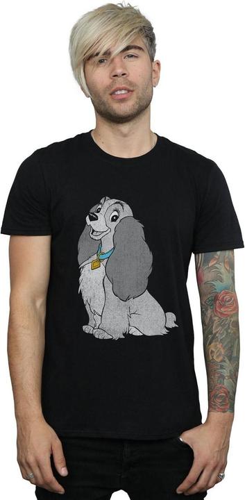 Actual product image Disney Mens Lady And The Tramp Classic Lady T-Shirt (S)
