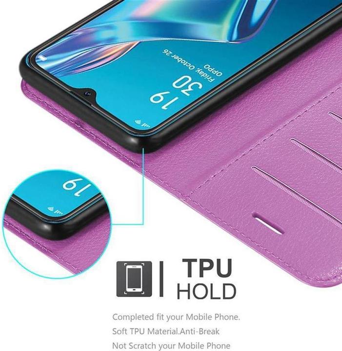 Produktbild Cadorabo Book mit Standfunktion Cover (Oppo A12)