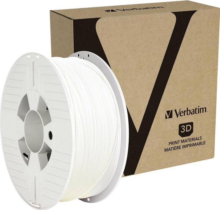 Actual product image Verbatim White, RAL 9003 (PETG, 1.75 mm, 1000 g, White)