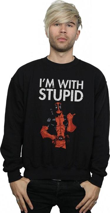 Produktbild Deadpool I'm With Stupid Sweatshirt (L)