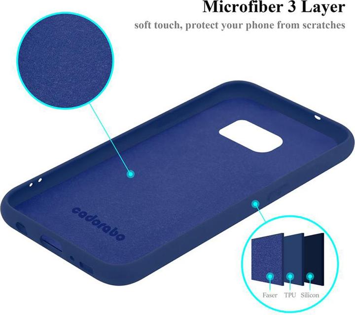 Actual product image Cadorabo TPU Liquid Silicone Case Cover (Samsung Galaxy S7)