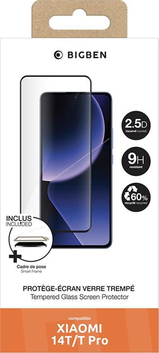 Produktbild Bigben Gehärtetes Glas 2.5D 9H (1 Stück, Xiaomi Redmi 14C, Xiaomi 14T Pro)