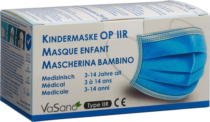 Produktbild VaSano Typ IIR Kindermasken (Typ IIR, 50 x)