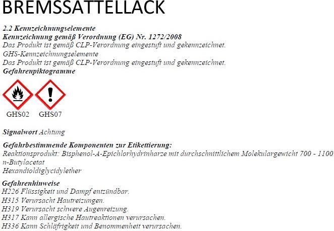 Actual product image Foliatec Brake caliper paint