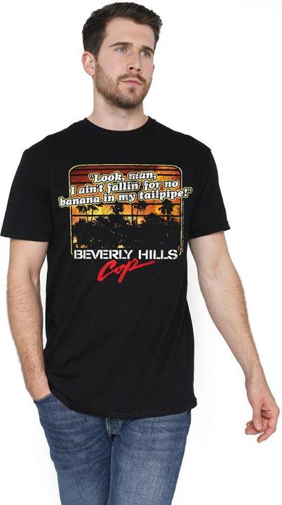 Actual product image Beverly Hills Cop Mens Banana In My Tailpipe T-Shirt (S)
